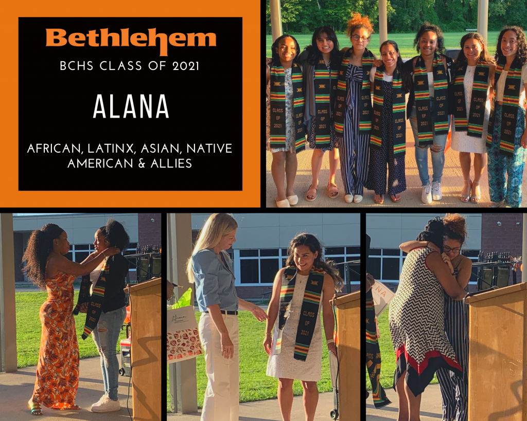 alana students at a ceremony