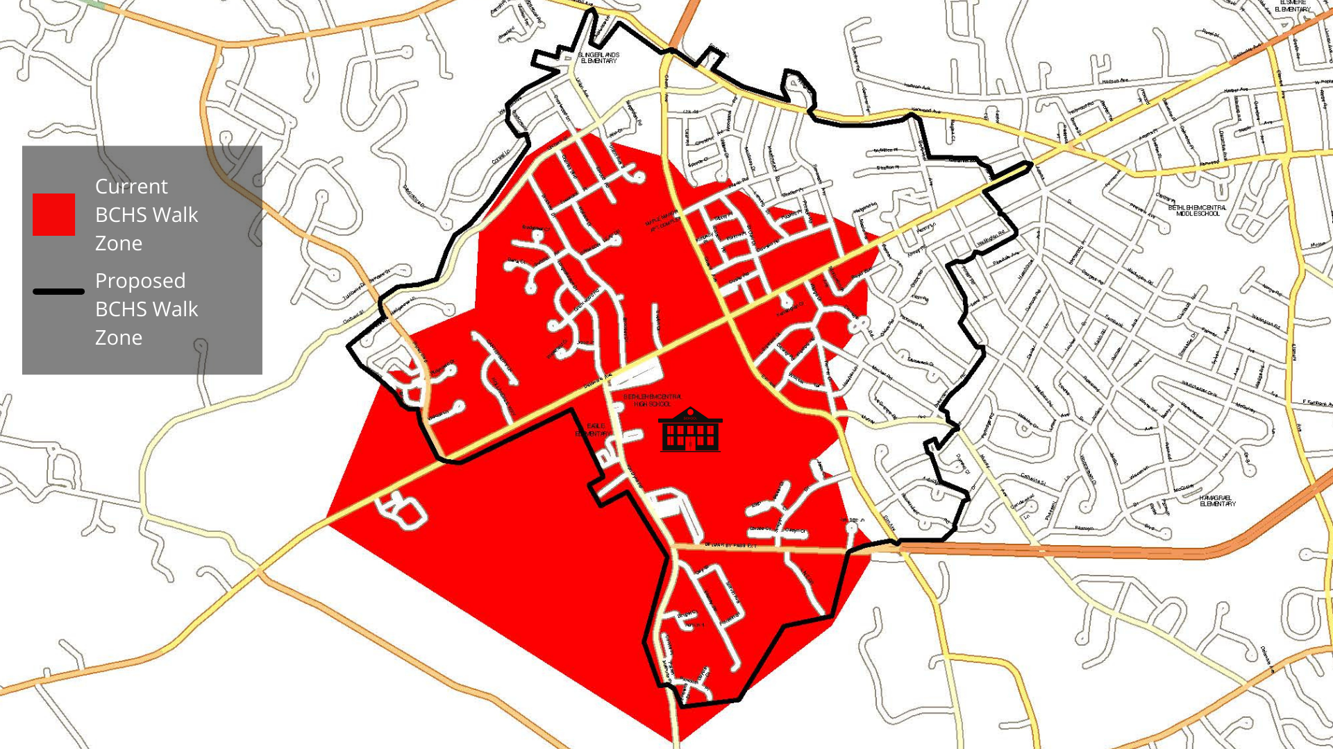 BCHS neighborhood map
