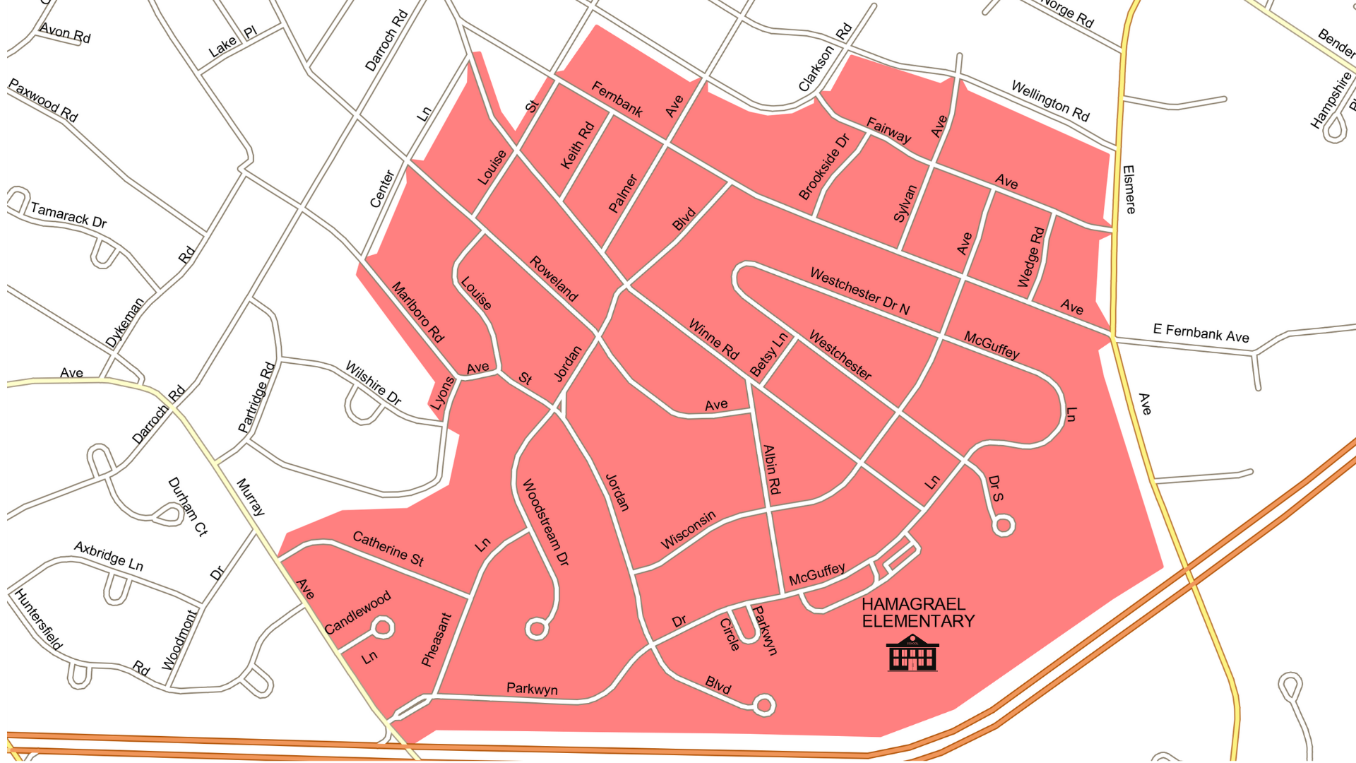 Hamagrael Neighborhood Map