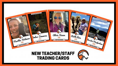 new teacher trading cards