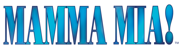 The words: MAMMA MIA! in bright blue text.