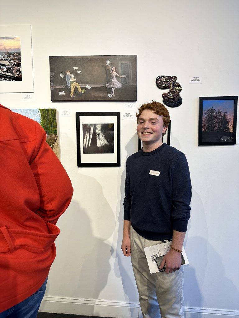 Ansen Chamberlain poses with his entry