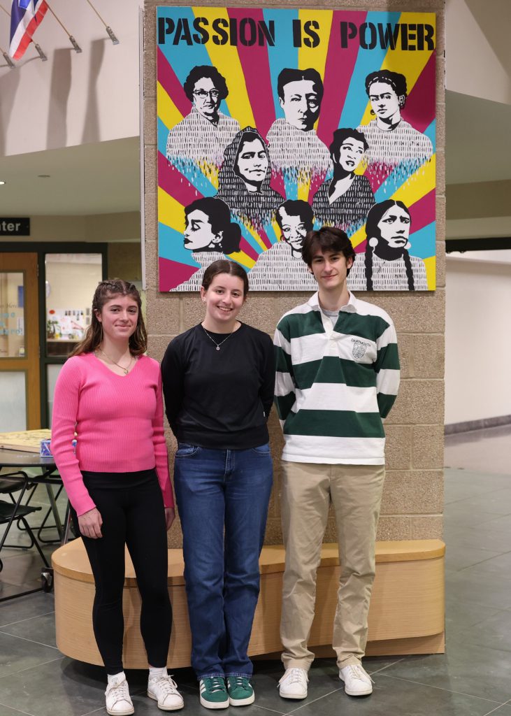 Zara Pattison, Molly Wladis and Gabriel Martin all received scholarships from language honor societies.