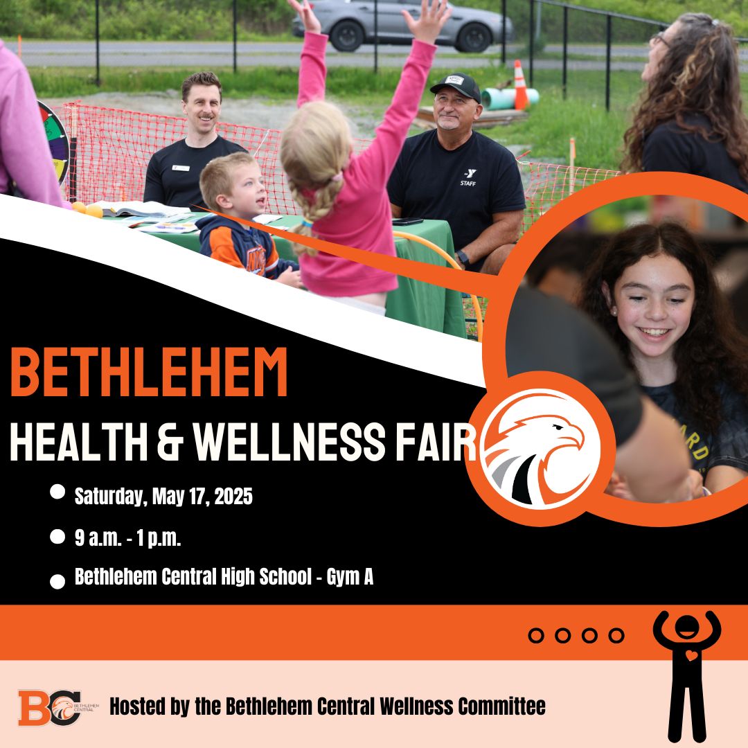 Flyer advertising the Bethlehem Health & Wellness Fair
