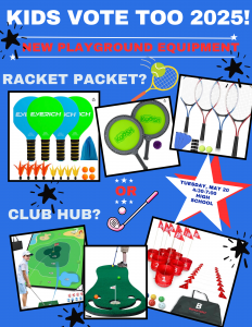 poster for kids vote