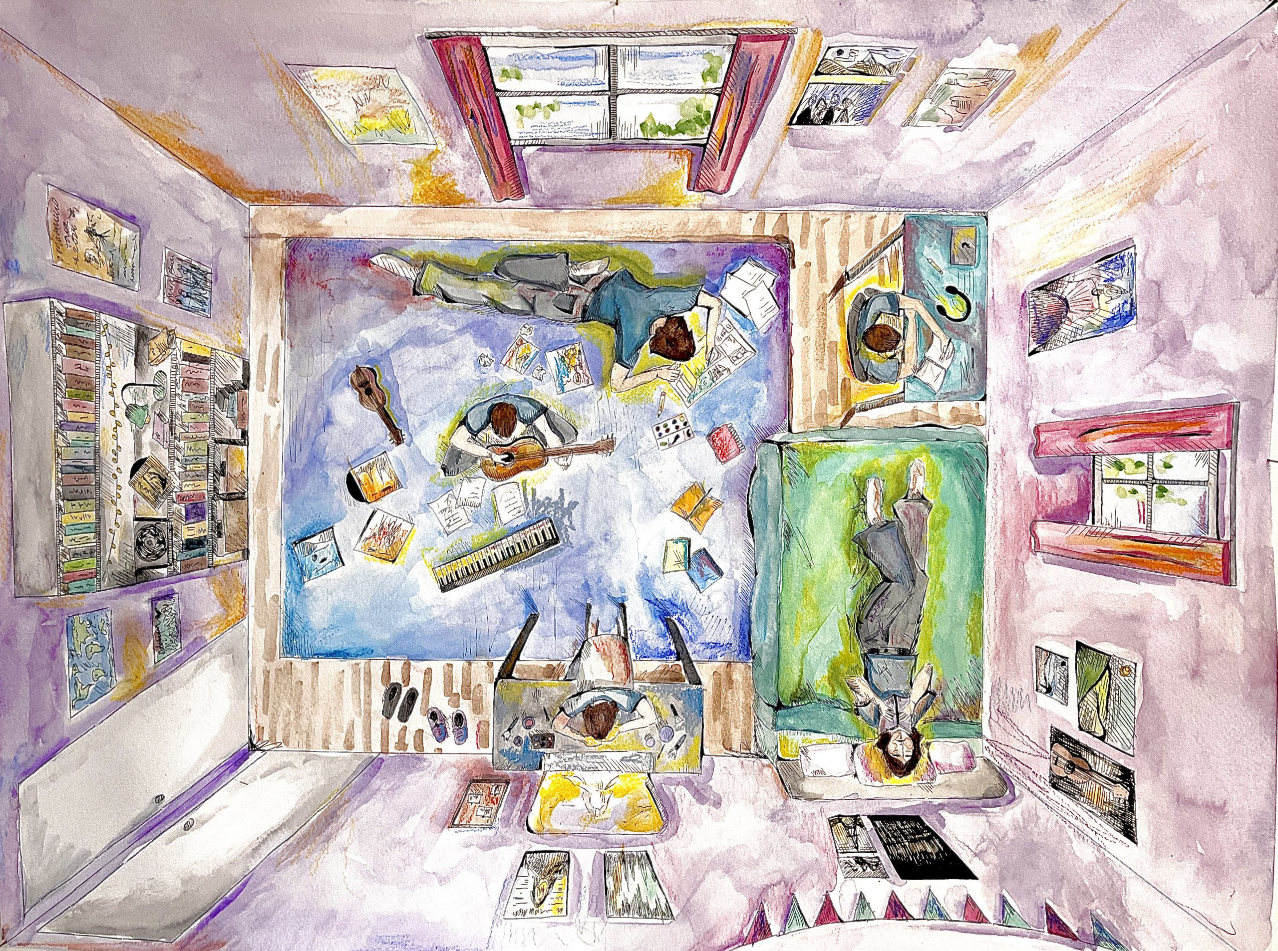 Image of Knaub's piece, Living in Creativity