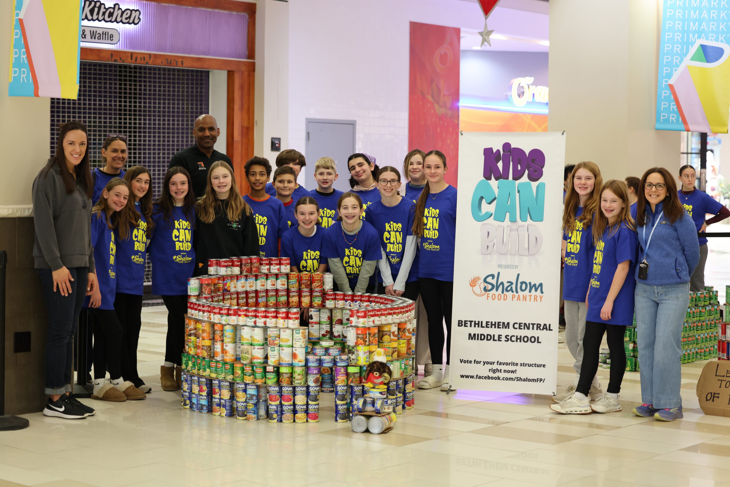 Image of the BCMS Helping Hands Club at the Kids CAN Build competition