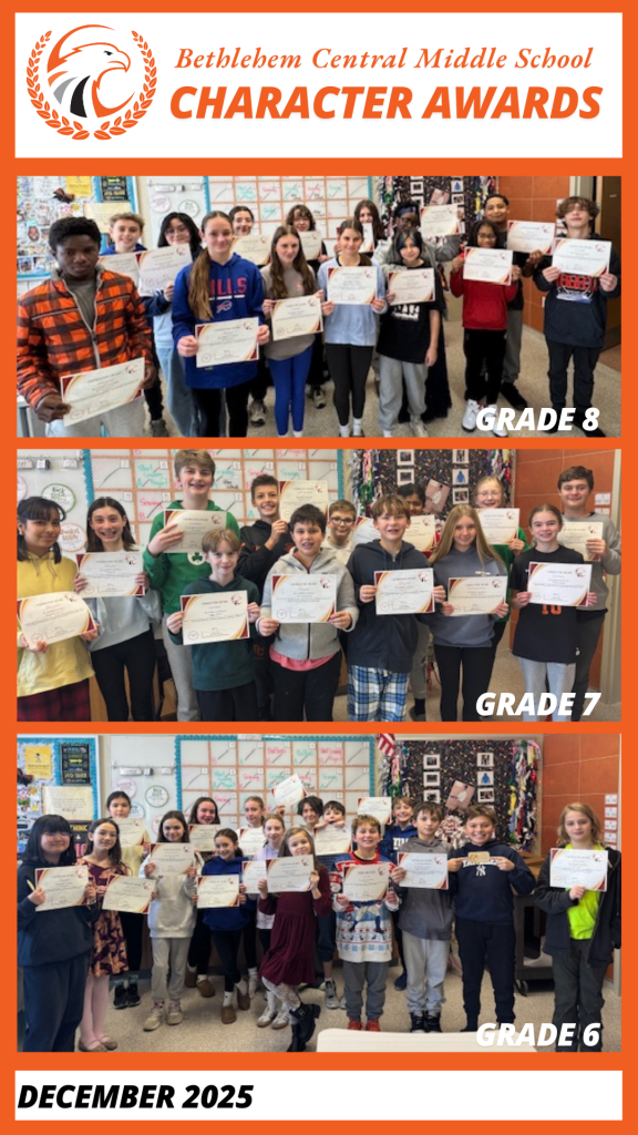 collage of group photos of middle school students