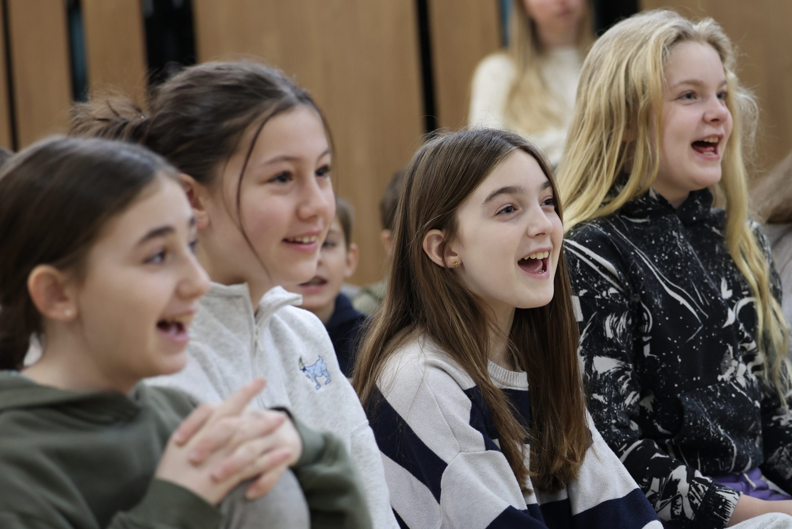 Image of students during presentation