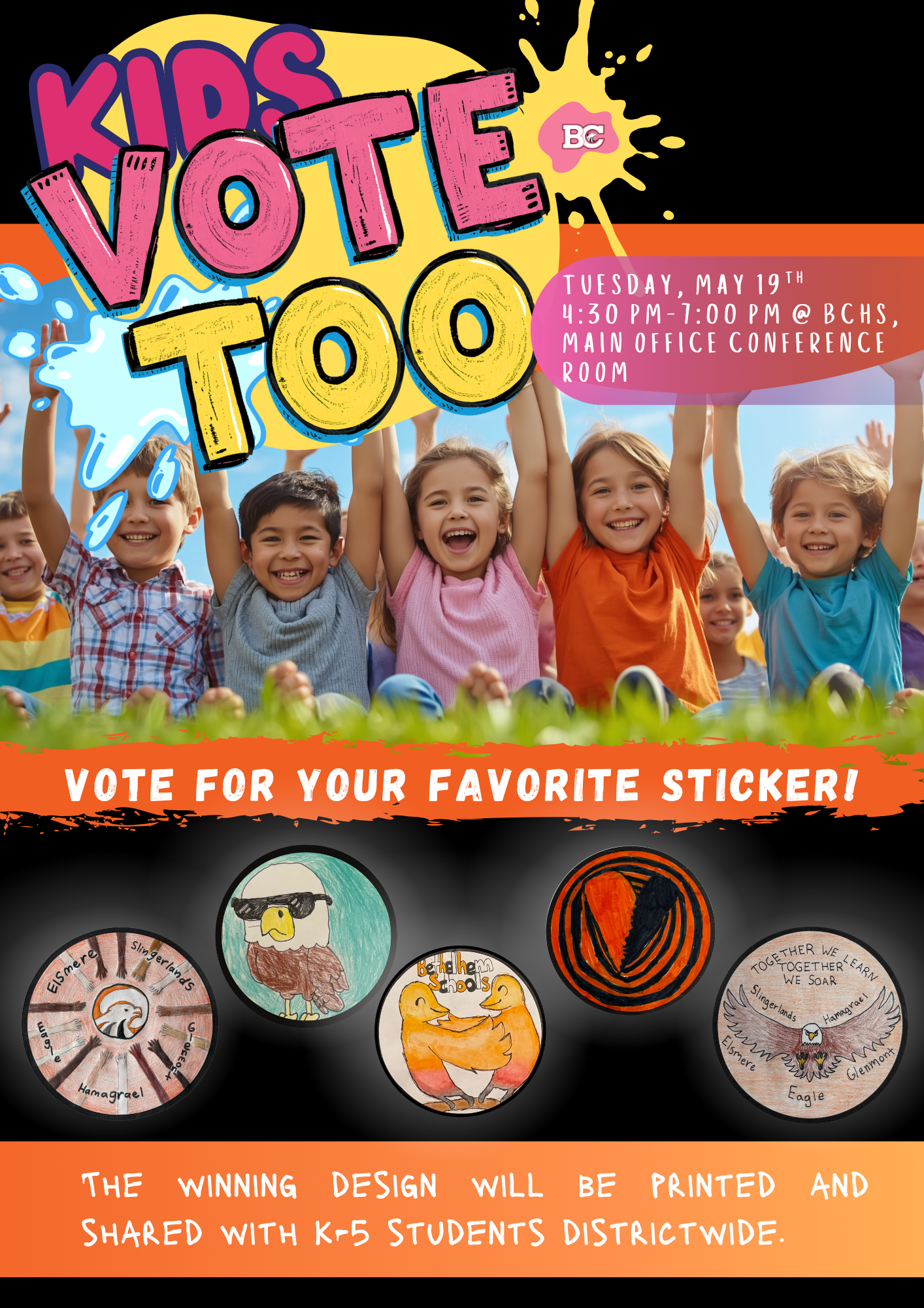 Image of Kids Vote, Too Flyer