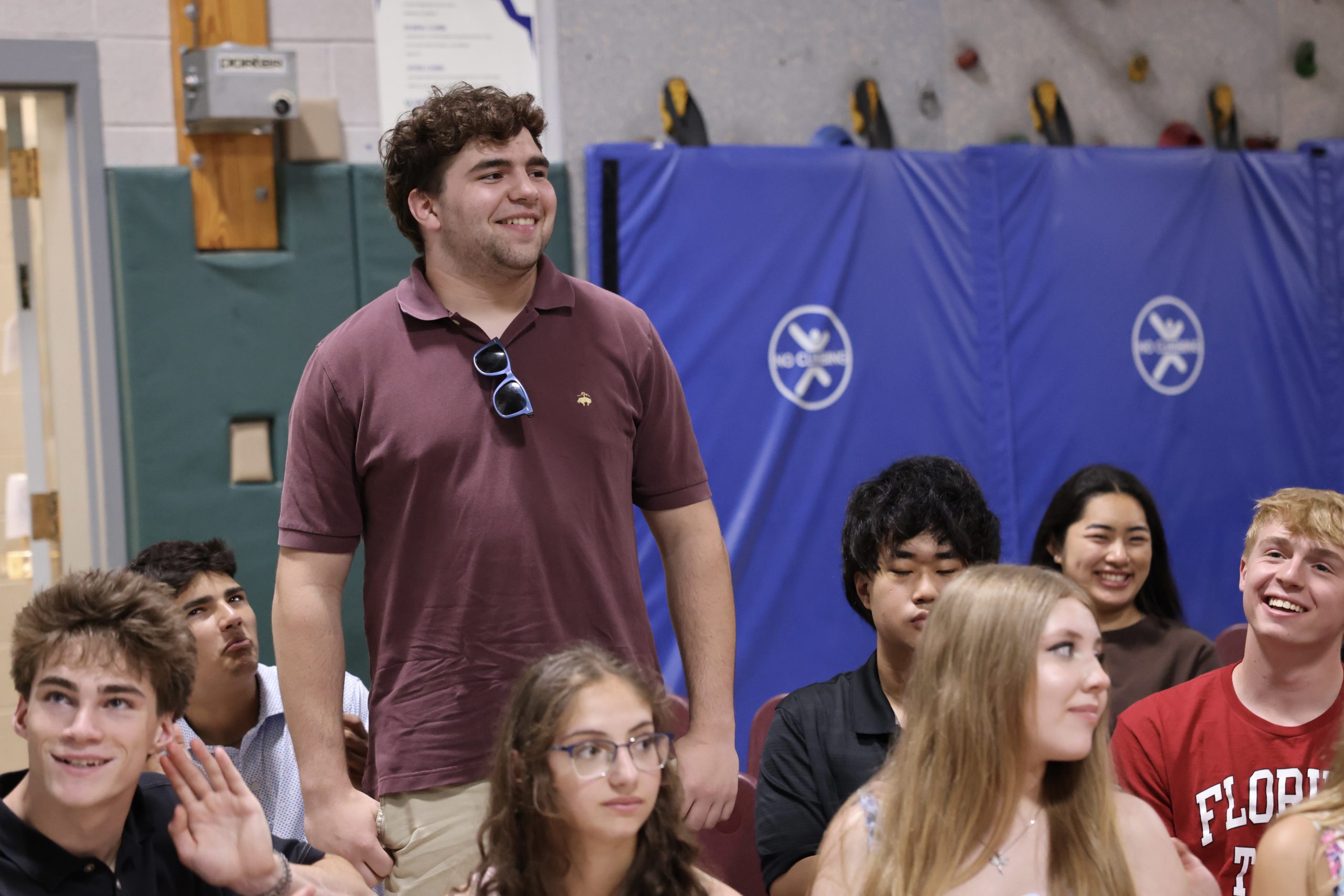 Image of students at Slingerlands Senior Assembly