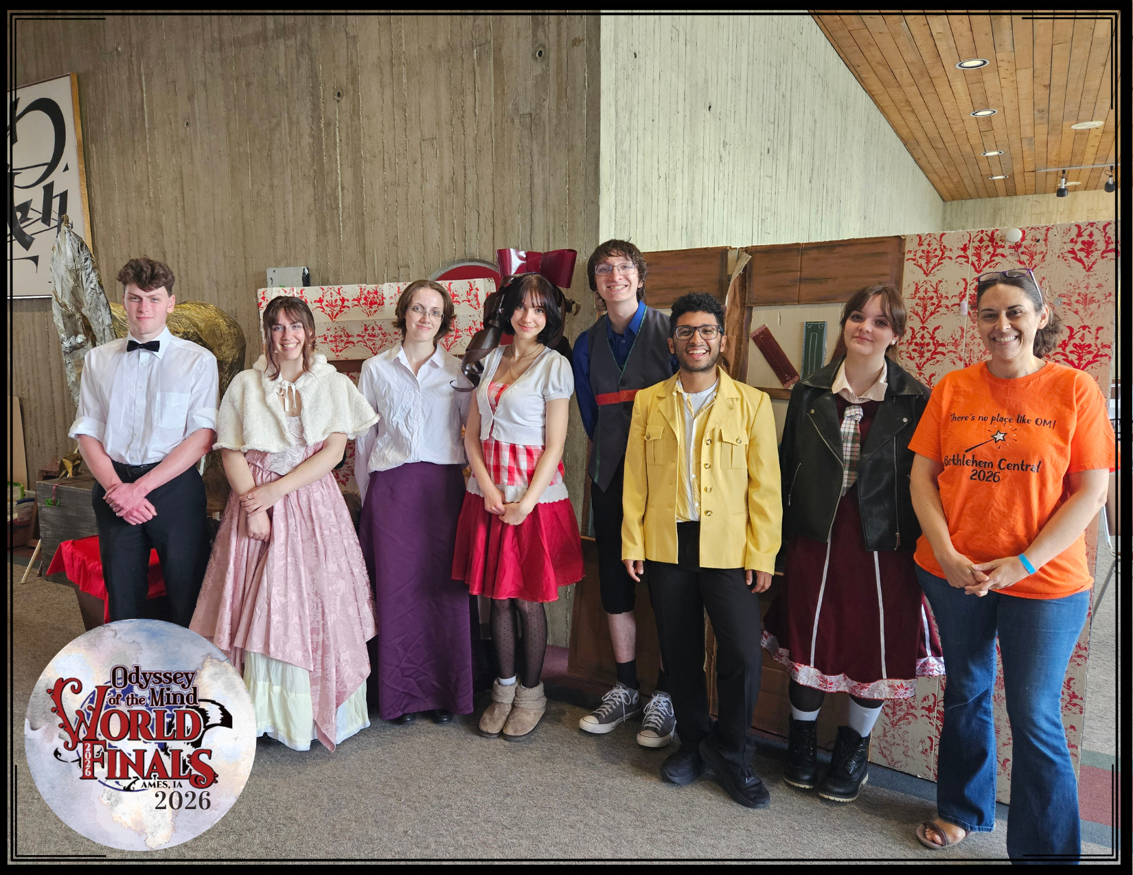 Image of the BCHS Odyssey of the Mind Team at the World Finals